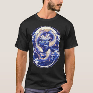 T-shirt Symbolisme de tatouage de poisson Koi japonais vag
