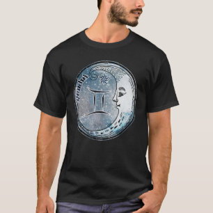 T-shirt SYMME DIALOGUE LUNE GEMini Astrologie Boho Hippie 