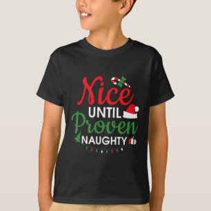 T-shirt Sympa À Prouver Cheeky Drôle Feux Noël Lumières Ch