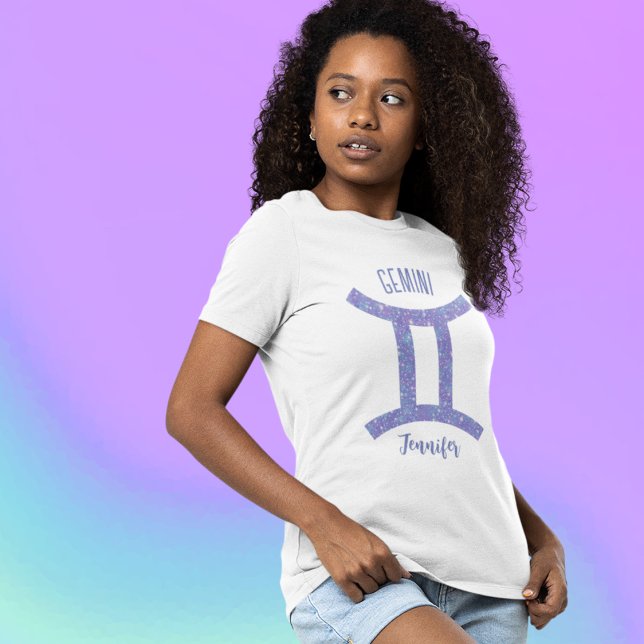 T-shirt Sympathique Gemini Astrologie Sign Custom Annivers (Créateur téléchargé)