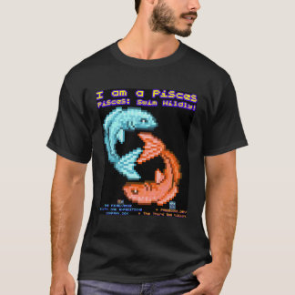 T-shirt Sympathique Poissons Astrologiques Signe Avec Drôl