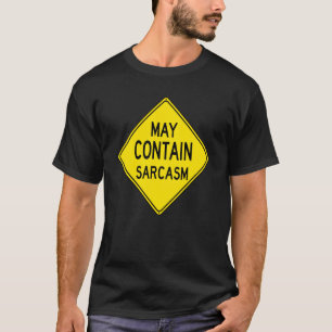 T-shirt Sympathique Sarcastique Attention Route Signale Am