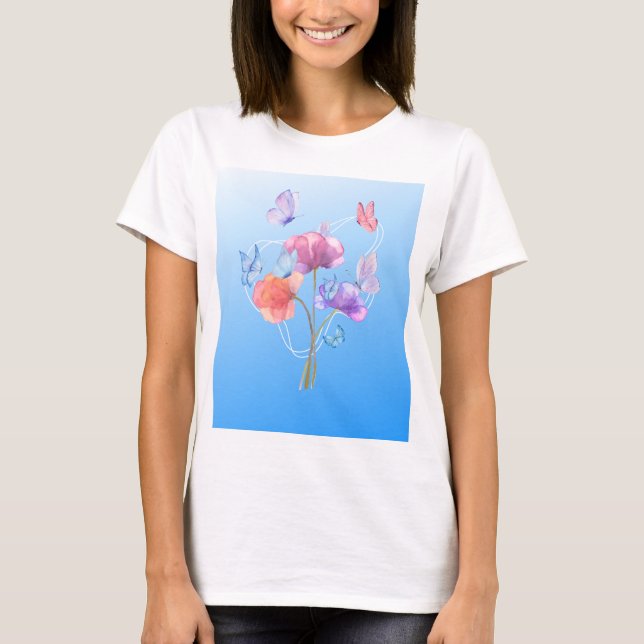 T-shirt Symphonie florale (Devant)