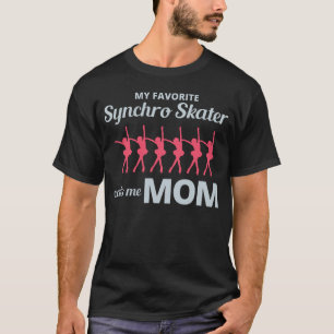T-shirt Synchro synchronisé patinage artistique maman mama