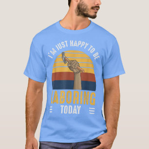 T-shirt Syndicat de Fête du Travail Forte Joyeuse Travail