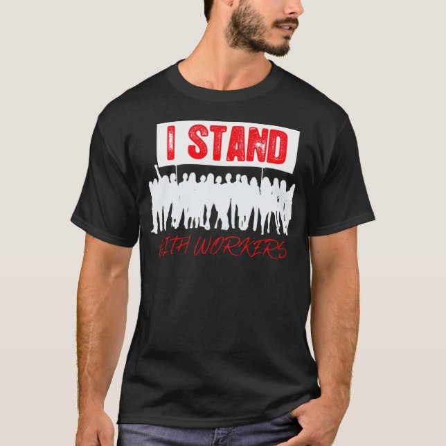 T-shirt Syndicat du Travail de l'Amérique Pro Union des Tr (Devant)