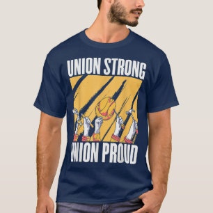 T-shirt Syndicat Fort Union Fière Tête du jour du travail 
