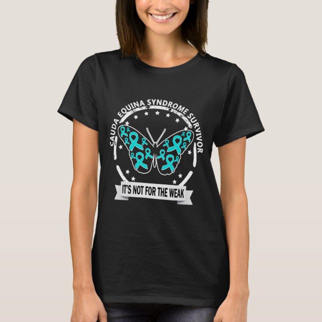 T-shirt Syndrome de Cauda Equina Cancer du sein (Devant)