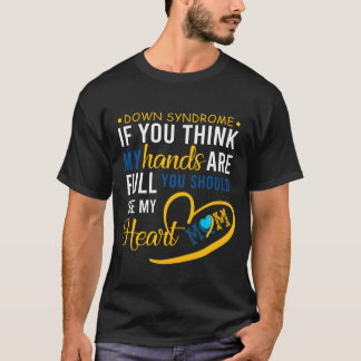 T-shirt Syndrome de Down Sensibilisation Maman Chemise, Sy