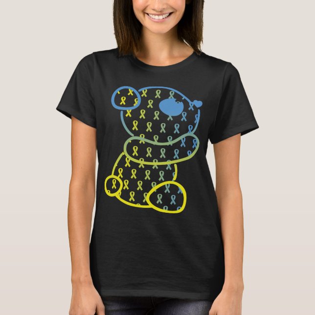 T-shirt syndrome de l'ours mignon (Devant)
