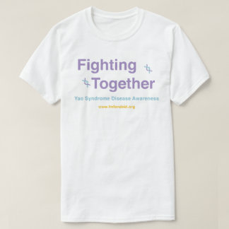 T-shirt Syndrome de l'YAO combattre ensemble