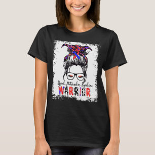 T-shirt Syndrome de Nutcracker Renal Guerrier Bleu Rouge R