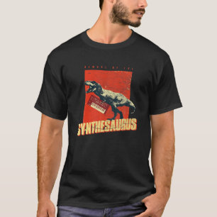 T-shirt Synthésaurus Synthétiseur analogique Techno Synthé