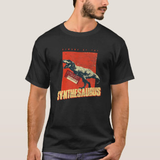 T-shirt Synthésaurus Synthétiseur analogique Techno Synthé