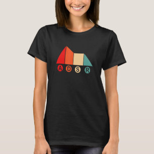 T-shirt Synthétiseur ADSR musicien, producteur de musique