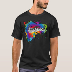 T-shirt Synthétiseur de musique analogique Techno DJ vinta