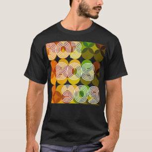 T-shirt Synthétiseur imprimé 303 808 909 Pour tous les ven