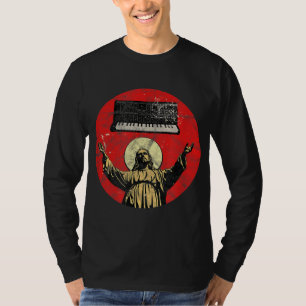 T-shirt Synthétiseur vintage Jesus Synthétiseur analogique