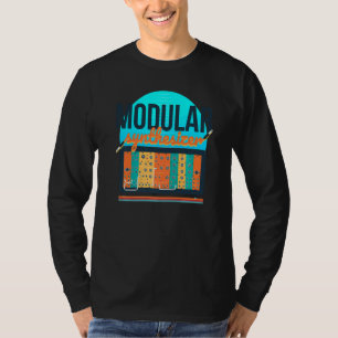 T-shirt Synthonde de synthèse modulaire Synthwave 80s Synt
