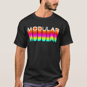 T-shirt Synthwave modulaire 80s rétro analogique Synthwave
