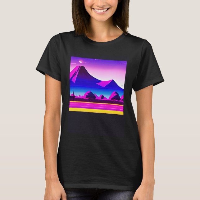 T-shirt Synthwave oups rétrowave futuresynth sci fi 28 (Devant)