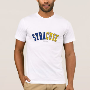 T-shirt Syracuse dans des couleurs de drapeau de l'état d