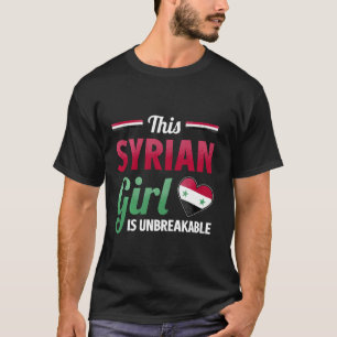 T-shirt Syrie Syrie Racines Syrie Patrimoine Syrien Fier S