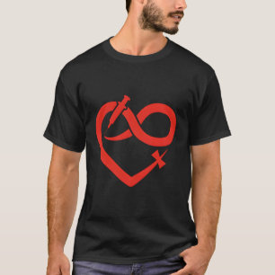 T-shirt Syringe de coeur Phlebotomiste Phlebotomie Infirmi
