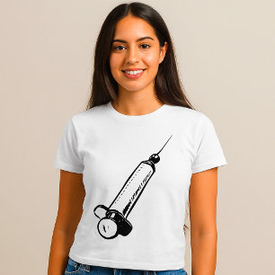 T-shirt Syringe rétro