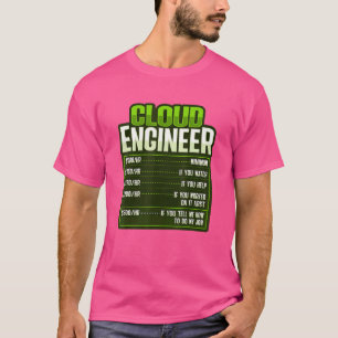 T-shirt Sys admin and developer for a Cloud devops enginee
