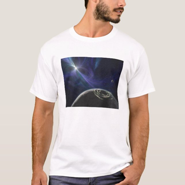 T-shirt Système de la planète pulsar (Devant)