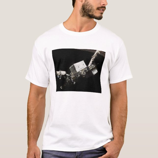 T-shirt Système de manipulateur à distance bras robotique (Devant)