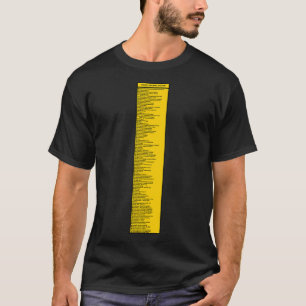 T-shirt Système décimal Dewey par Tens Attention