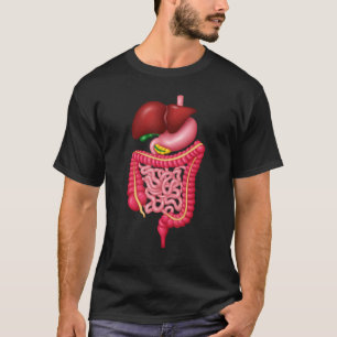 T-shirt Système digestif Endoscopie Tech Infirmière Gastro