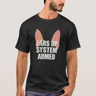 T-shirt Système Ears Up Armé Berger Allemand Gsd
