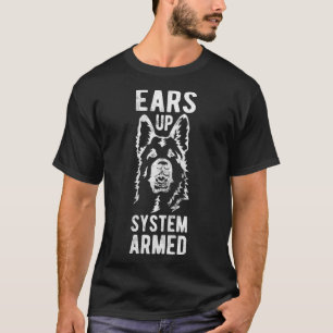 T-shirt Système Ears Up Système Armé Berger Allemand