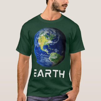T-shirt Système solaire 3ème planète Terre Espace extra-at