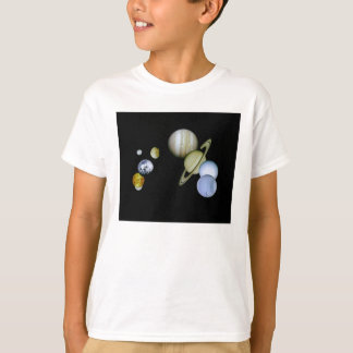 T-shirt Système solaire Enfants Sweatshirt Science cadeau