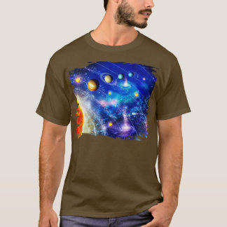 T-shirt Système solaire océanique