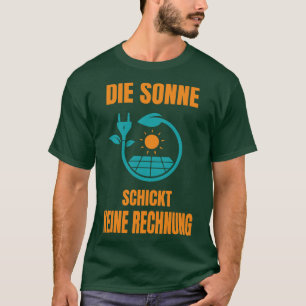 T-shirt Système solaire Sun No Bill Puissance solaire 2