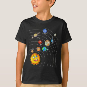 T-shirt Systèmes solaires Planètes Astronomie Spatiale