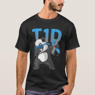 T-shirt T1D Diabétique Panda Bear Danses de la cabine Type