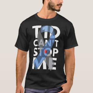 T-shirt T1D Ne peut pas m’arrêter -Soutien Type 1 Diabète 
