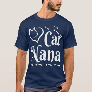 T-shirt T7Tee Joyeuse Fête des Mères Chat Nana
