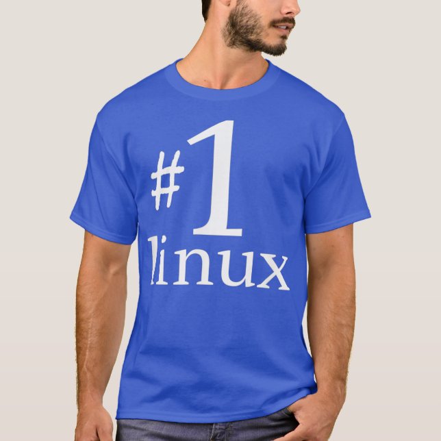 T-shirt T. amant Linu Penguin Tu Numéro un Open Source (Devant)