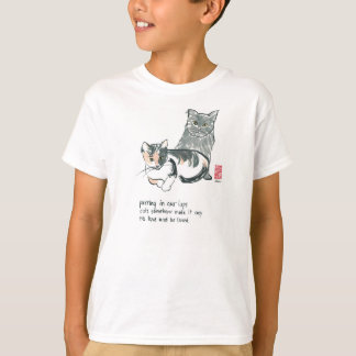 T-shirt T-American Apparel enfant amoureux des chats