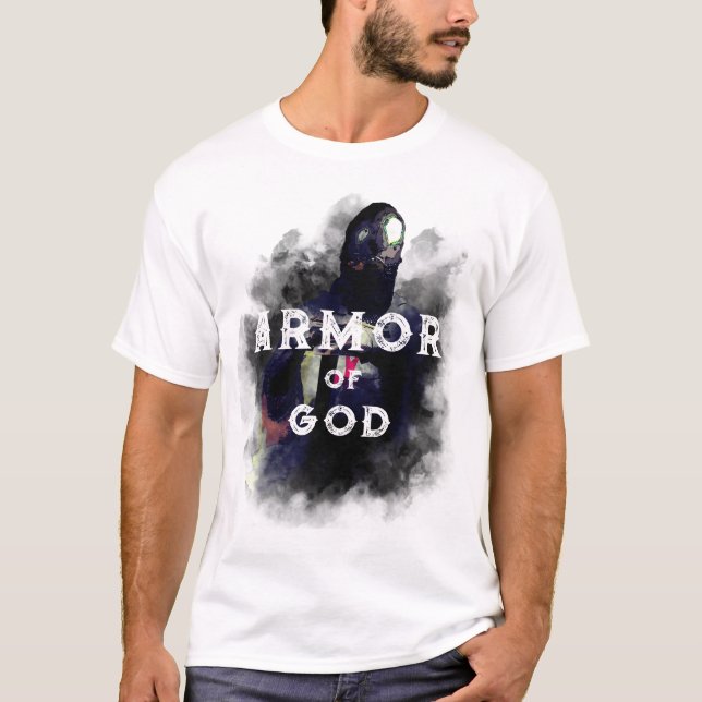 T-shirt T-Armor De Dieu Religieux Religieux (Devant)