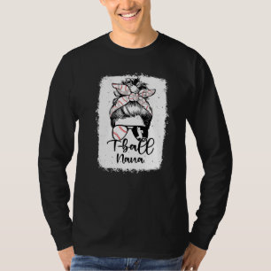 T-shirt T Ball Nana Vintage Léopard Chignon Décoiffé Décol