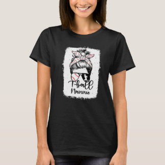 T-shirt T Ball Nannie Vintage Léopard Chignon Sale Blanchi