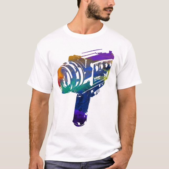 T-shirt T_CameraColored (Devant)